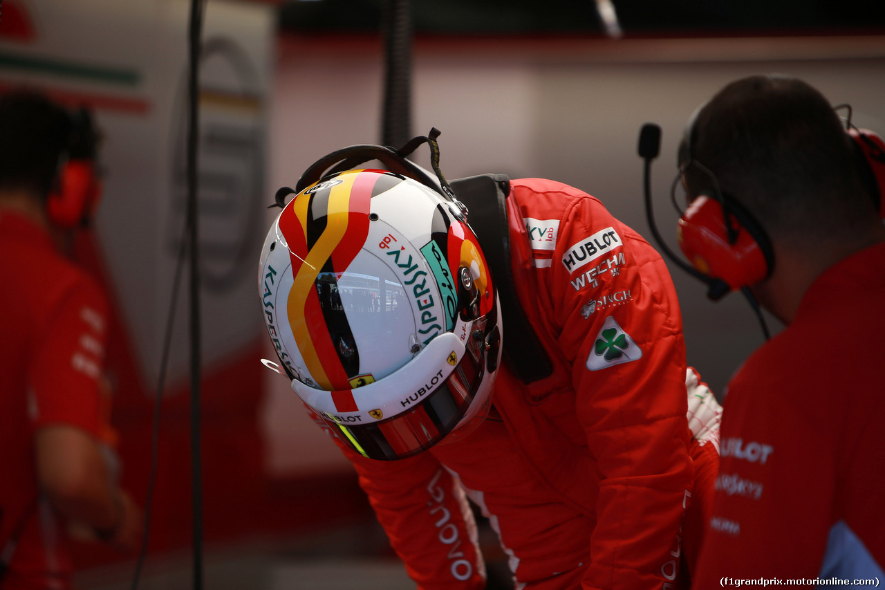 GP GERMANIA, 20.07.2018 - Prove Libere 1, Sebastian Vettel (GER) Ferrari SF71H