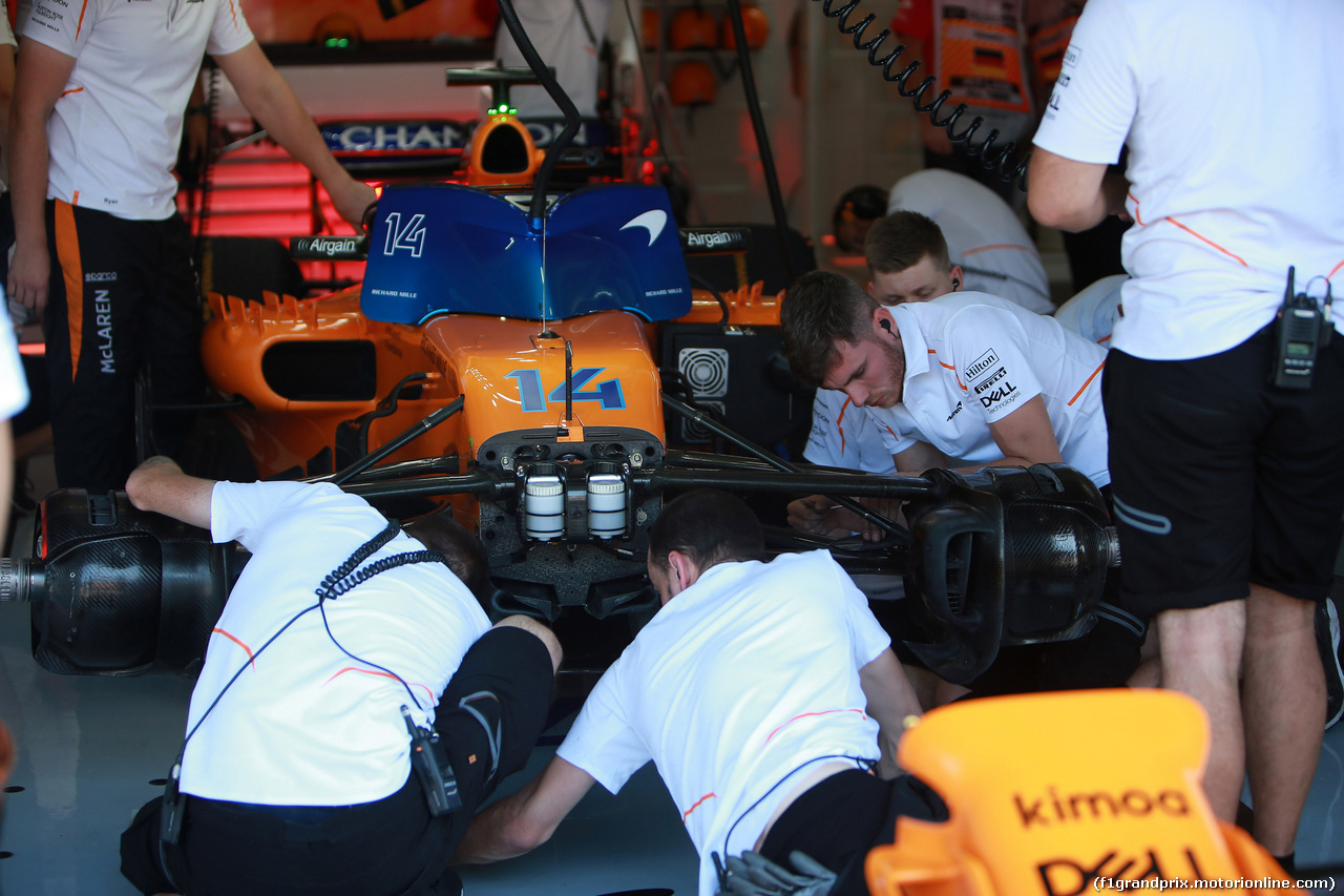 GP GERMANIA, 20.07.2018 - Prove Libere 1, Fernando Alonso (ESP) McLaren MCL33