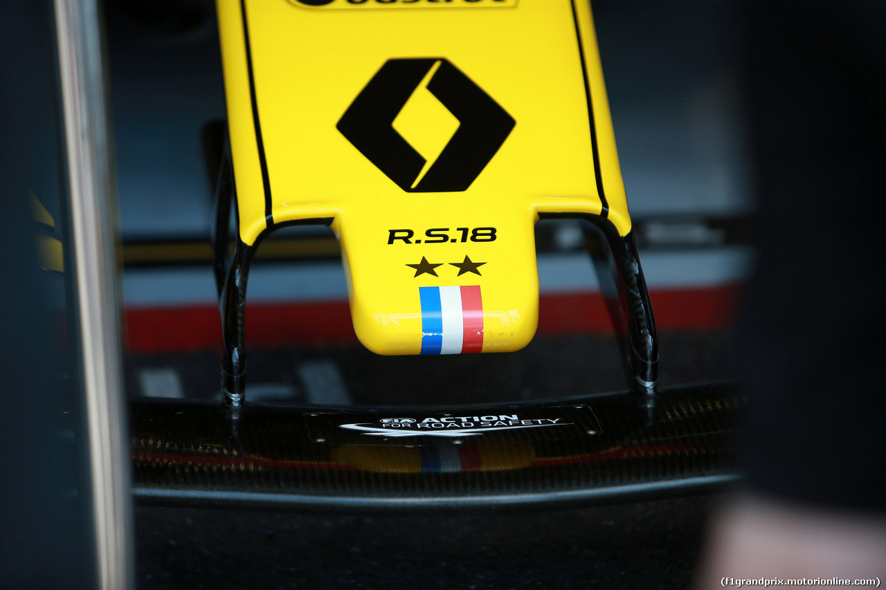 GP GERMANIA, 20.07.2018 - Prove Libere 1, Renault Sport F1 Team France celebrates the french second World Cup triumph.
