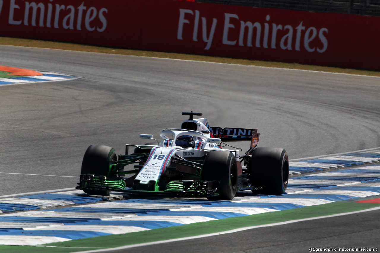 GP GERMANIA, 20.07.2018 - Prove Libere 2, Lance Stroll (CDN) Williams FW41
