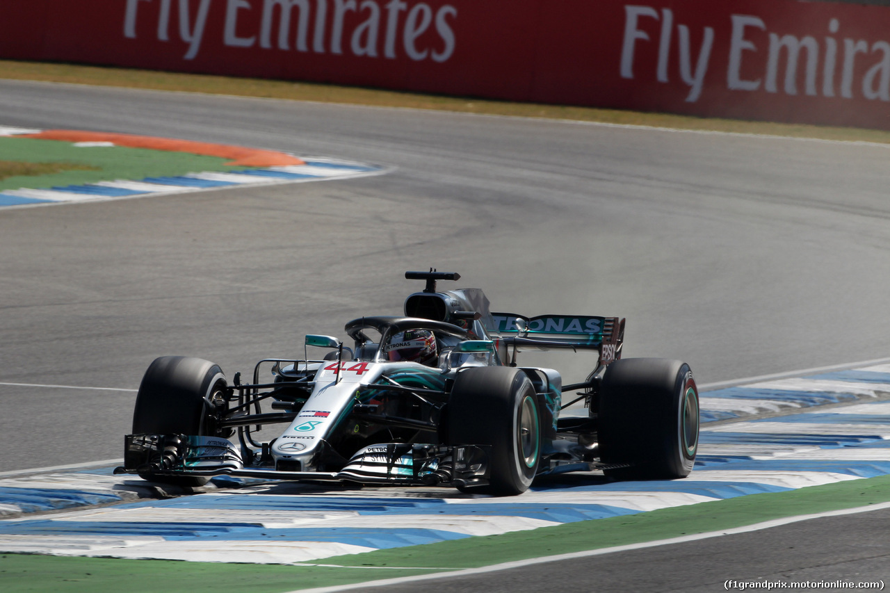GP GERMANIA, 20.07.2018 - Prove Libere 2, Lewis Hamilton (GBR) Mercedes AMG F1 W09