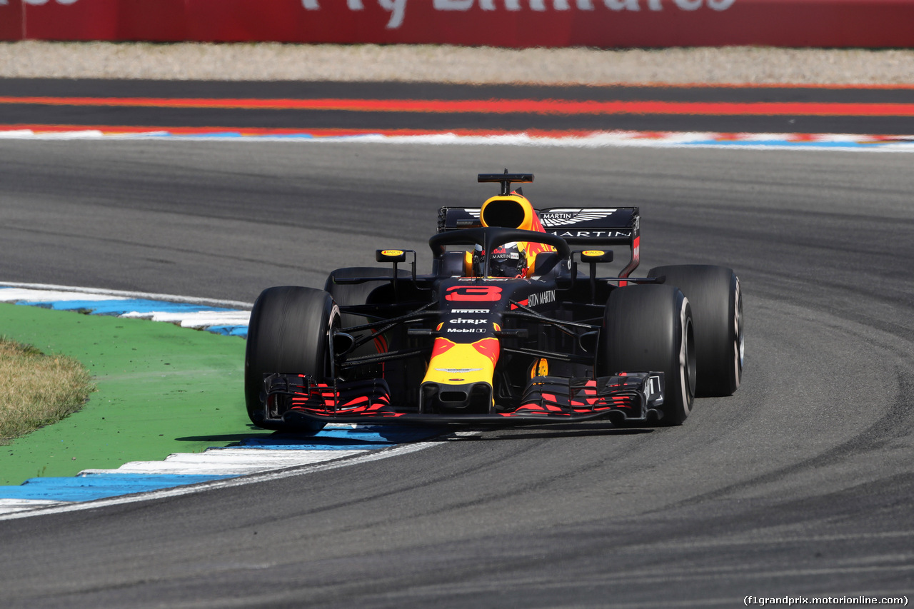 GP GERMANIA, 20.07.2018 - Prove Libere 2, Daniel Ricciardo (AUS) Red Bull Racing RB14