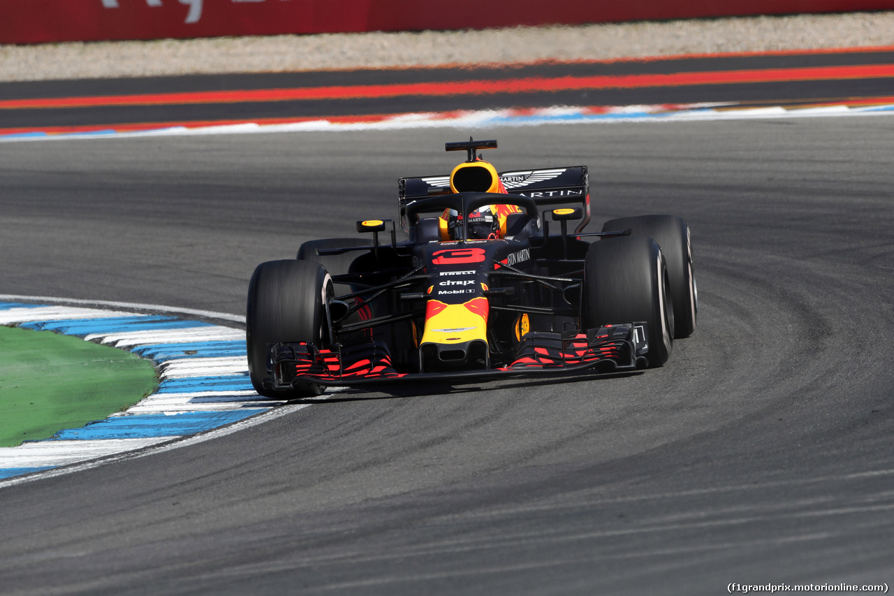 GP GERMANIA, 20.07.2018 - Prove Libere 2, Daniel Ricciardo (AUS) Red Bull Racing RB14