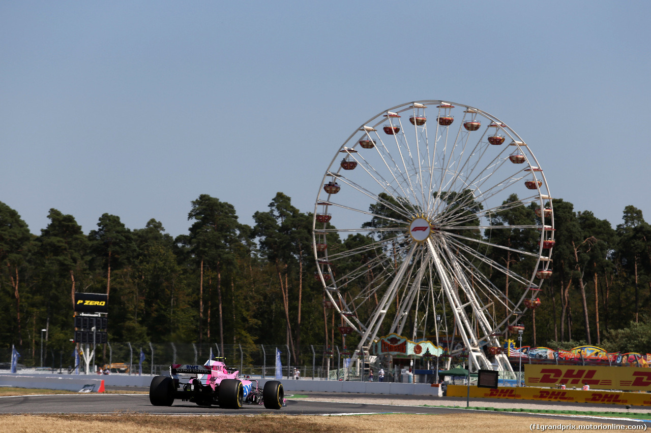 GP GERMANIA, 20.07.2018 - Prove Libere 2, Esteban Ocon (FRA) Sahara Force India F1 VJM11