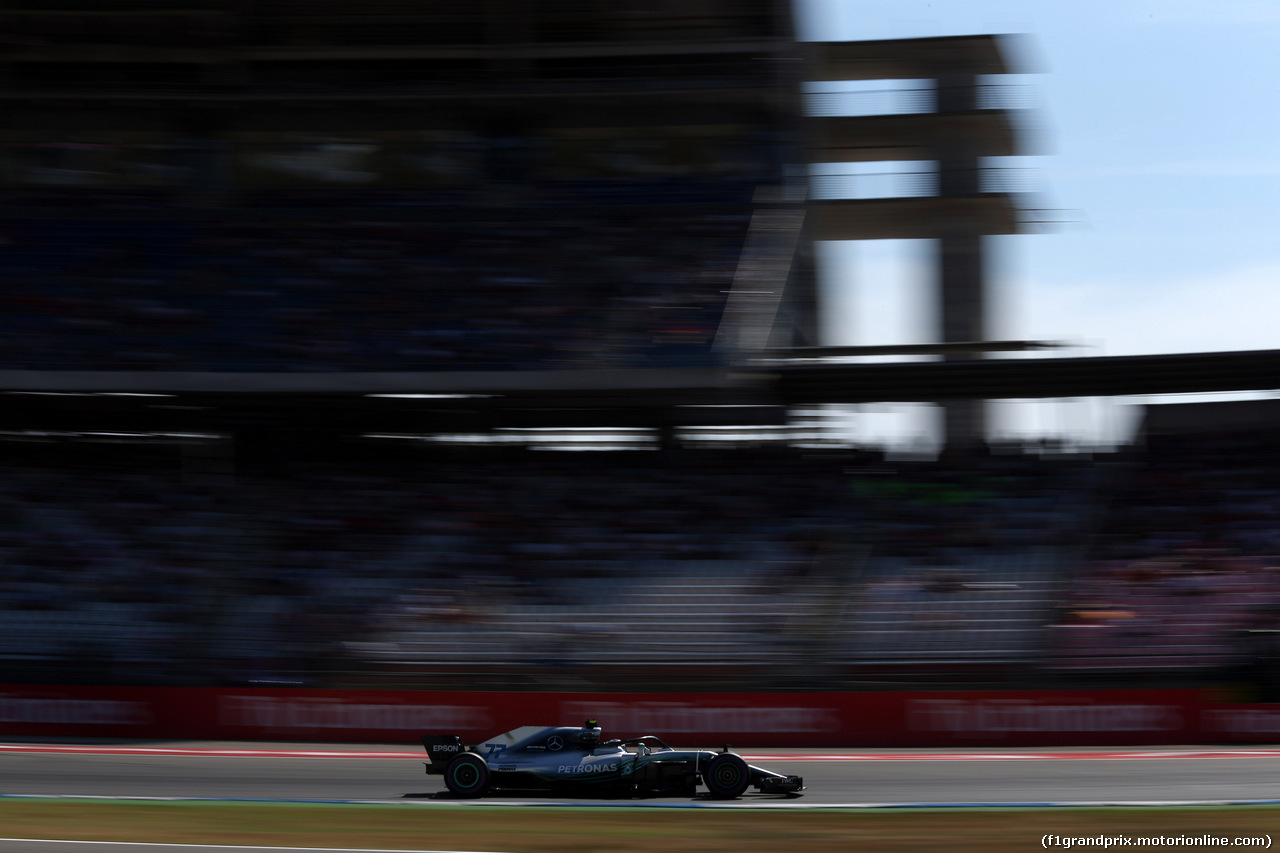 GP GERMANIA, 20.07.2018 - Prove Libere 2, Valtteri Bottas (FIN) Mercedes AMG F1 W09