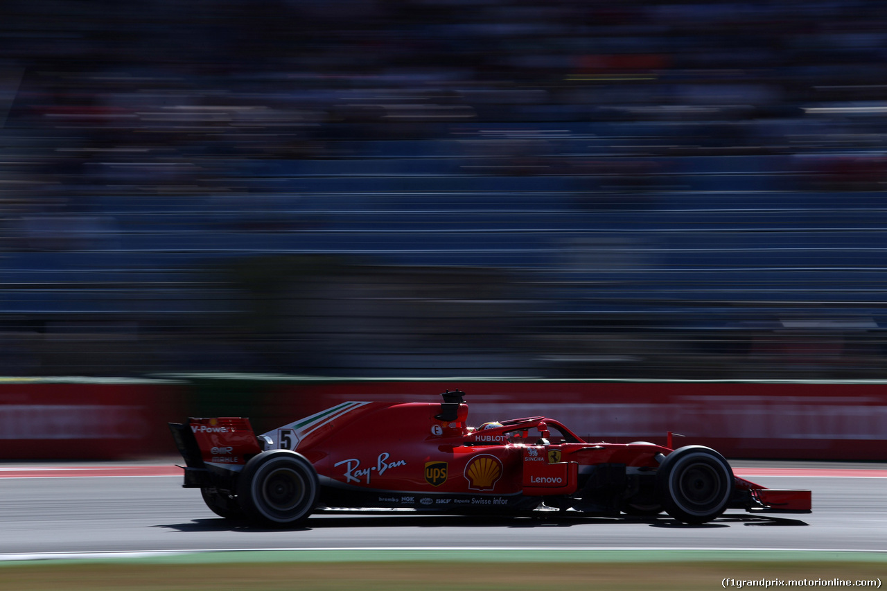 GP GERMANIA, 20.07.2018 - Prove Libere 2, Sebastian Vettel (GER) Ferrari SF71H