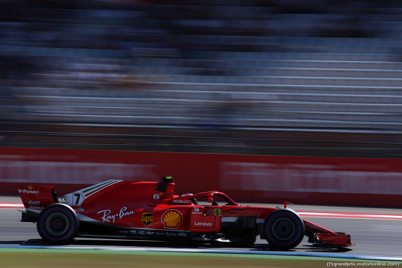GP GERMANIA, 20.07.2018 - Prove Libere 2, Kimi Raikkonen (FIN) Ferrari SF71H