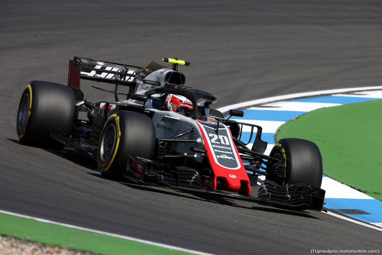 GP GERMANIA, 20.07.2018 - Prove Libere 2, Kevin Magnussen (DEN) Haas F1 Team VF-18