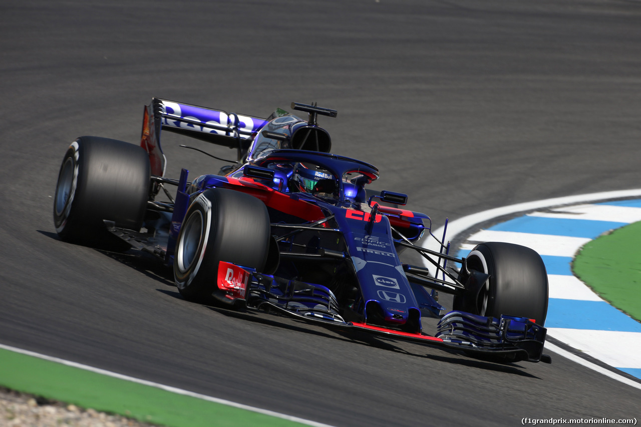 GP GERMANIA, 20.07.2018 - Prove Libere 2, Brendon Hartley (NZL) Scuderia Toro Rosso STR13