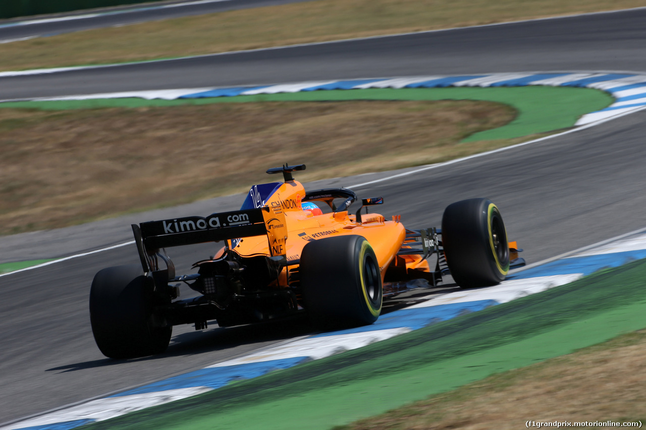 GP GERMANIA, 20.07.2018 - Prove Libere 2, Fernando Alonso (ESP) McLaren MCL33