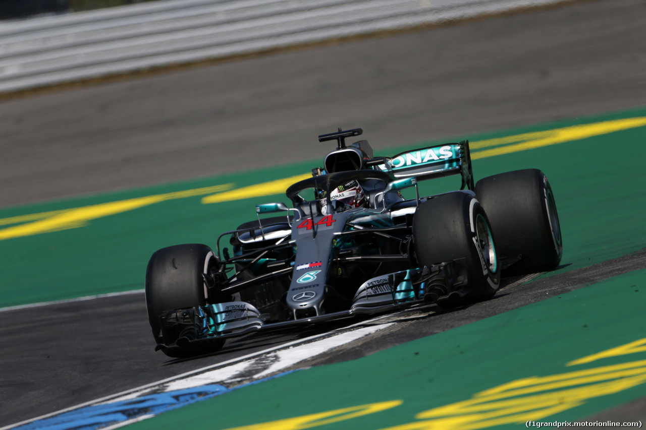 GP GERMANIA, 20.07.2018 - Prove Libere 2, Lewis Hamilton (GBR) Mercedes AMG F1 W09