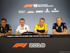 GP GERMANIA, 20.07.2018 - Conferenza Stampa  1, (L-R) Pierre Waché, Red Bull; Paddy Lowe (GBR), Williams chief technical officer; Robert Bell, Renault e Andrew Green, Force India