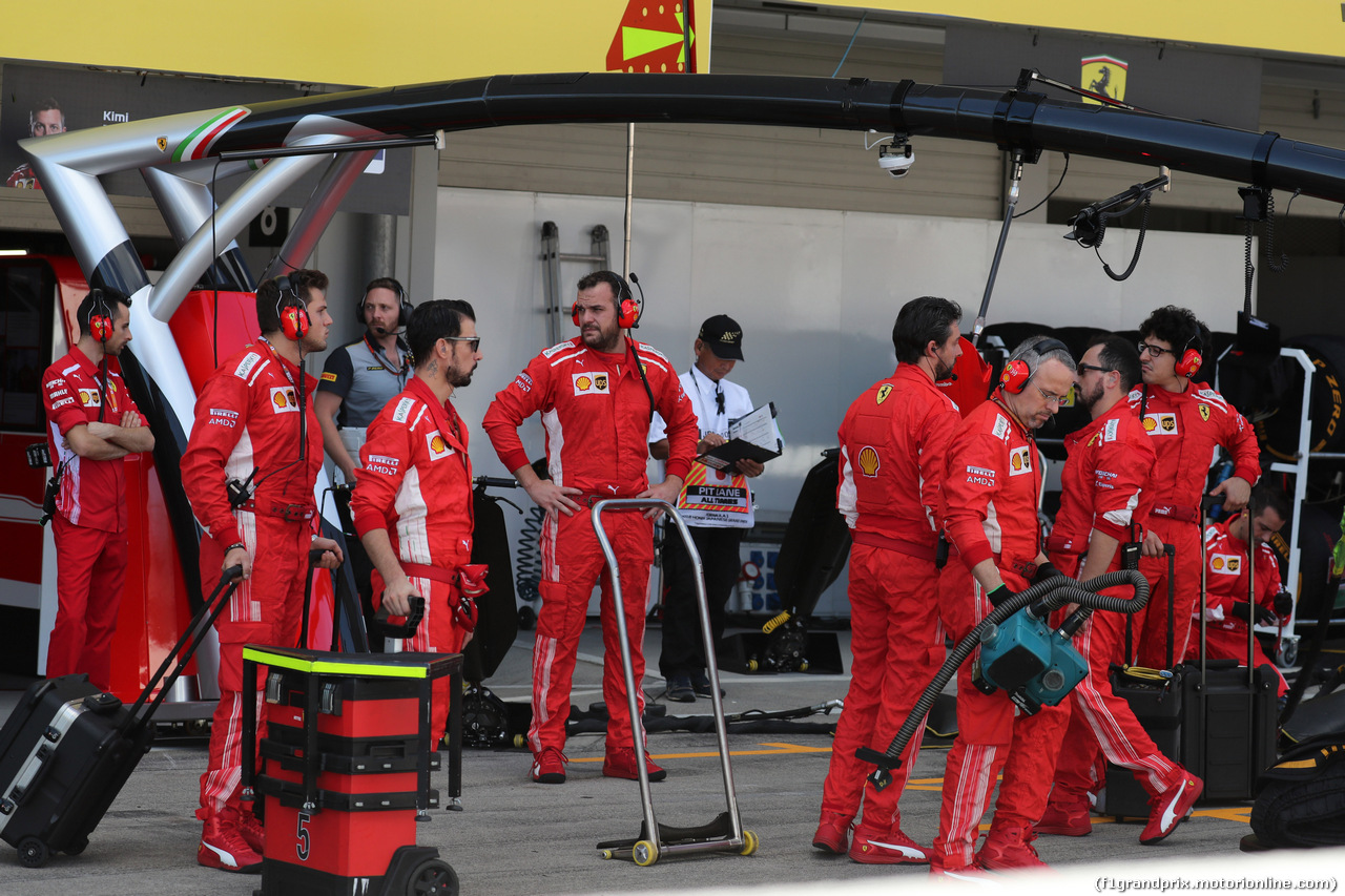 GP GIAPPONE, 07.10.2018 - Gara, Ferrari meccanici