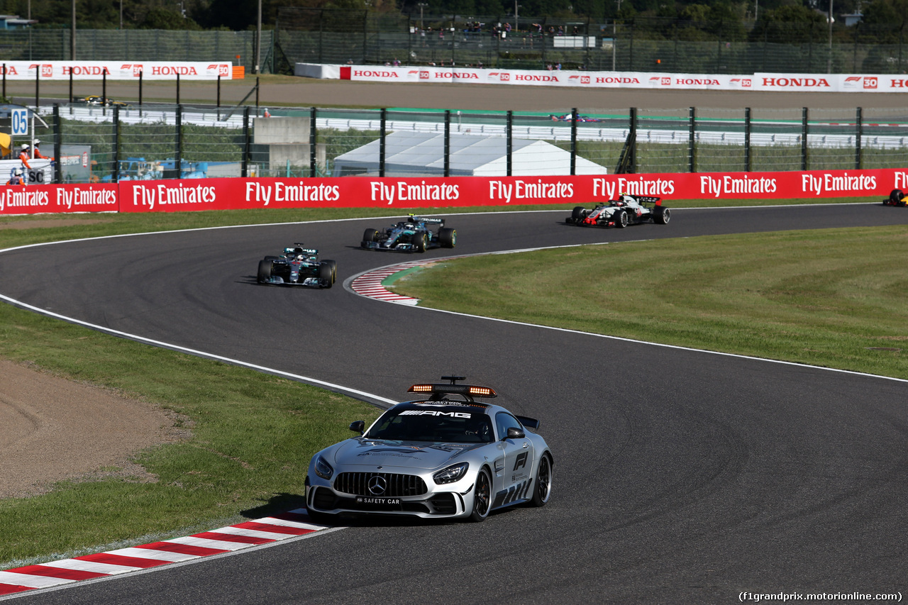 GP GIAPPONE, 07.10.2018 - Gara, The Safety car