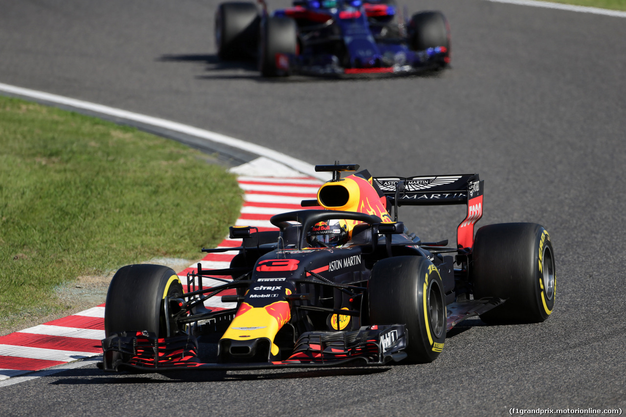 GP GIAPPONE, 07.10.2018 - Gara, Daniel Ricciardo (AUS) Red Bull Racing RB14