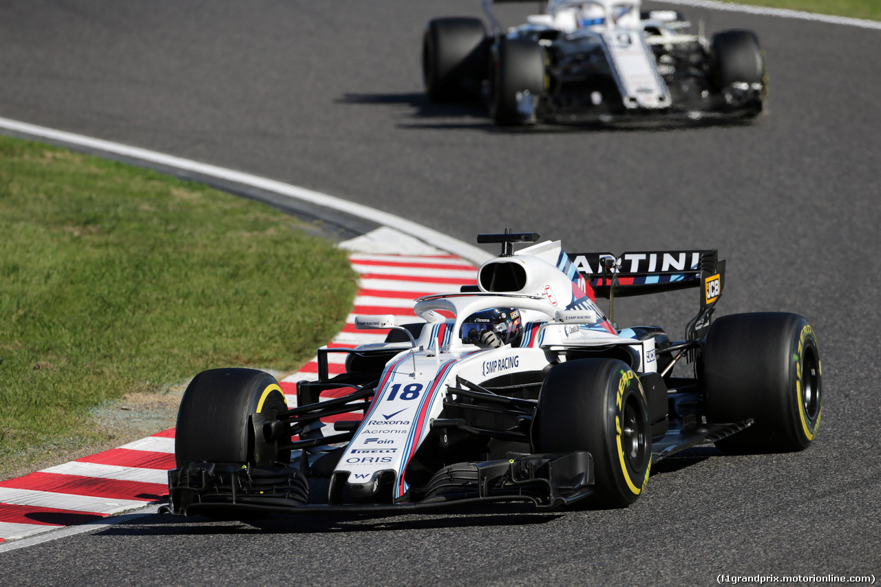 GP GIAPPONE, 07.10.2018 - Gara, Lance Stroll (CDN) Williams FW41