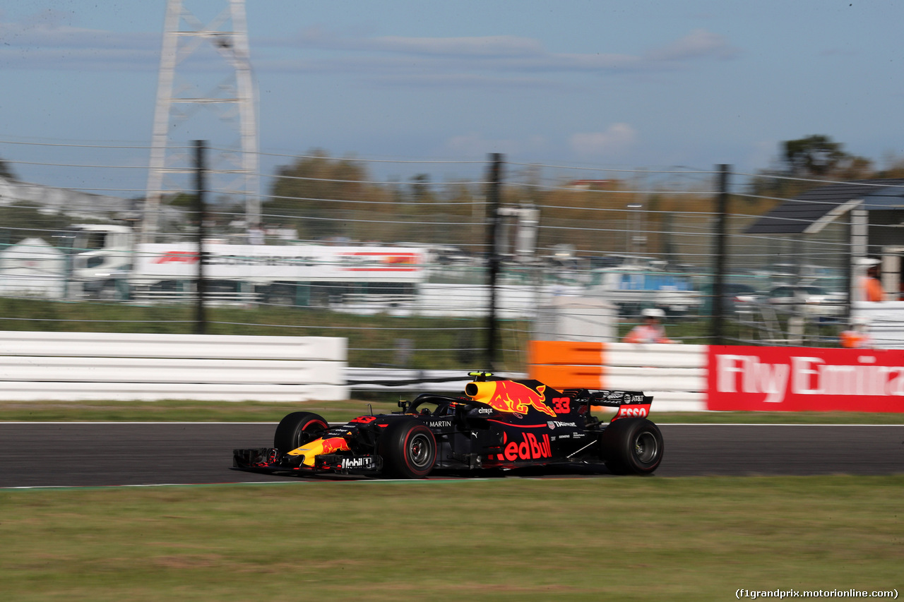 GP GIAPPONE, 07.10.2018 - Gara, Max Verstappen (NED) Red Bull Racing RB14