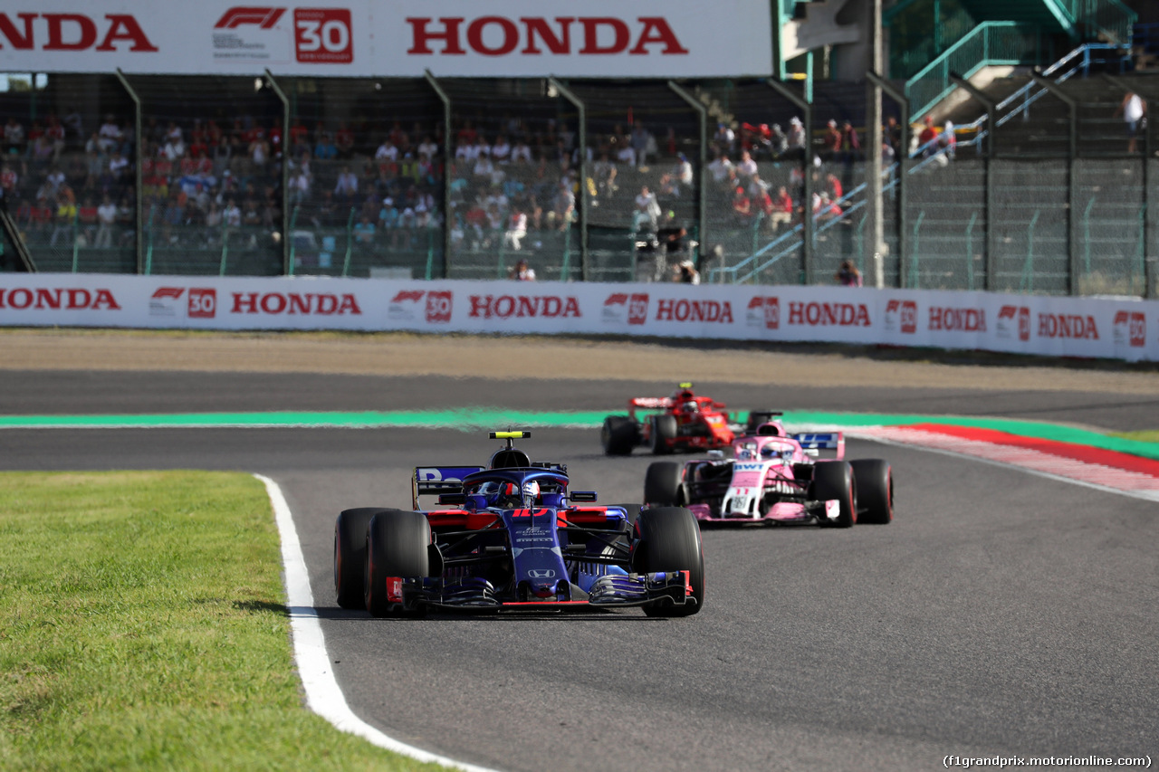 GP GIAPPONE, 07.10.2018 - Gara, Pierre Gasly (FRA) Scuderia Toro Rosso STR13