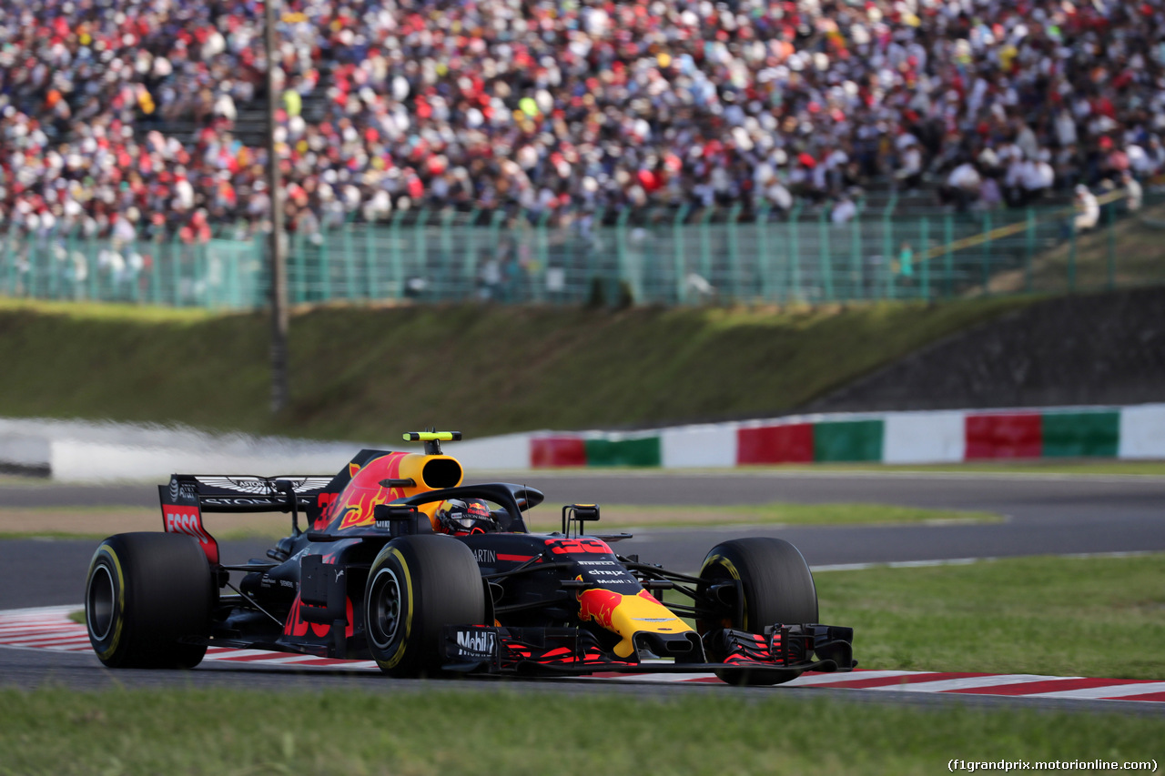 GP GIAPPONE, 07.10.2018 - Gara, Max Verstappen (NED) Red Bull Racing RB14