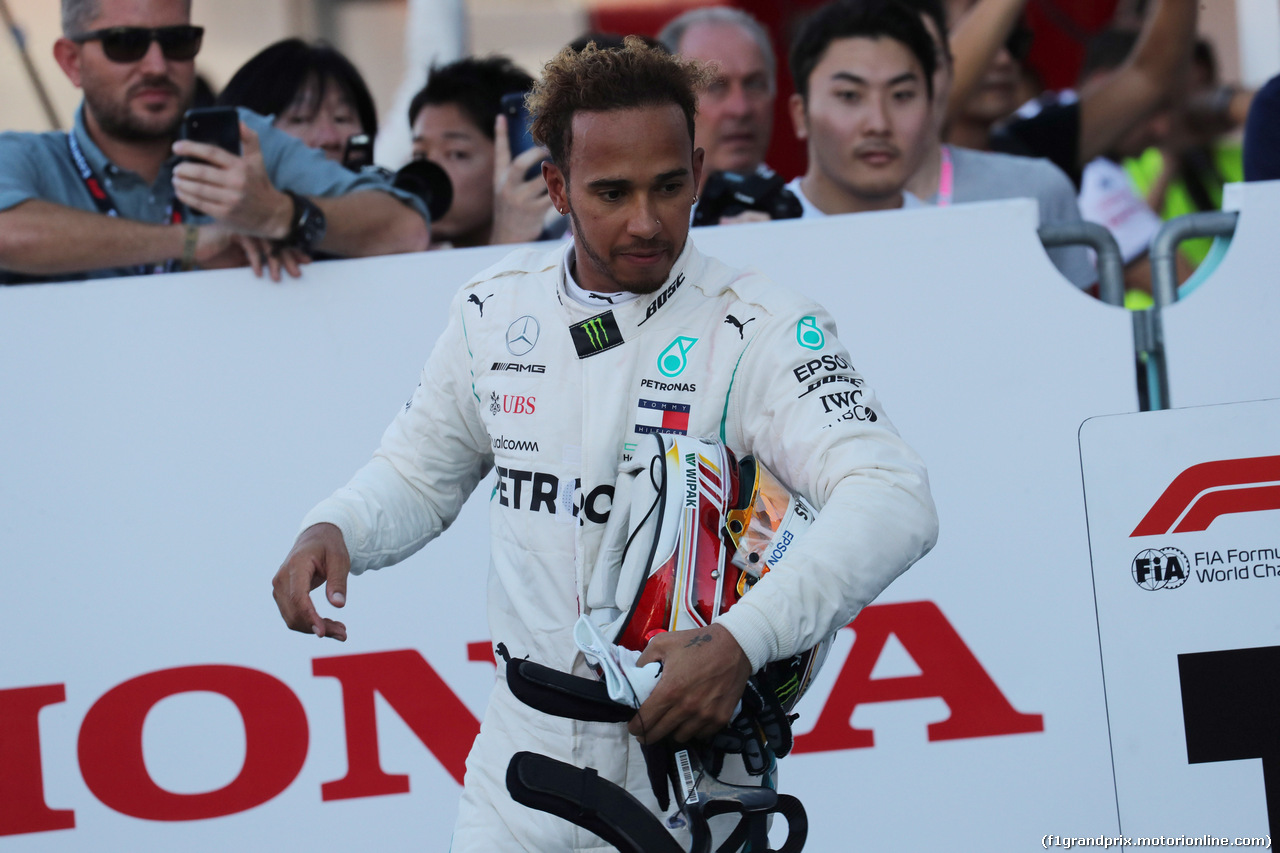 GP GIAPPONE, 07.10.2018 - Gara, Lewis Hamilton (GBR) Mercedes AMG F1 W09 vincitore