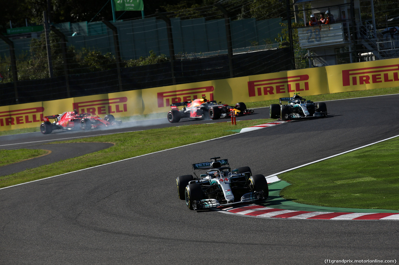 GP GIAPPONE, 07.10.2018 - Gara, Lewis Hamilton (GBR) Mercedes AMG F1 W09