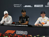 GP GIAPPONE, 07.10.2018 - Gara, Conferenza Stampa, Valtteri Bottas (FIN) Mercedes AMG F1 W09, Lewis Hamilton (GBR) Mercedes AMG F1 W09 e Max Verstappen (NED) Red Bull Racing RB14