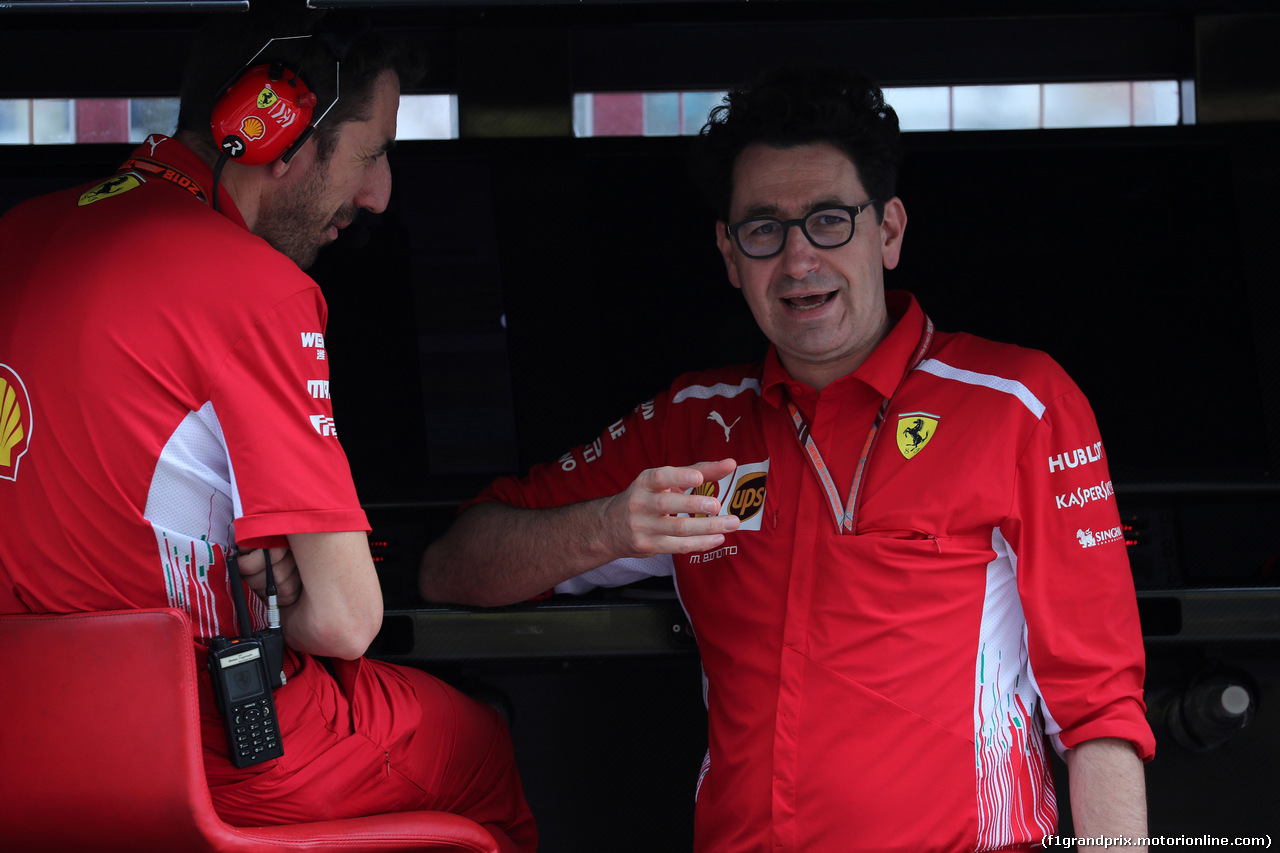GP GIAPPONE, 06.10.2018 - Prove Libere 3, Mattia Binotto (ITA) Chief Technical Officer, Ferrari