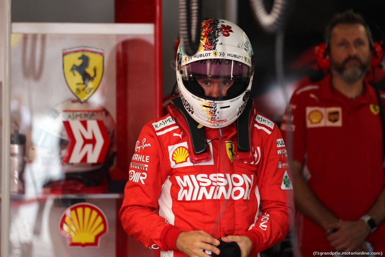 GP GIAPPONE, 06.10.2018 - Prove Libere 3, Sebastian Vettel (GER) Ferrari SF71H