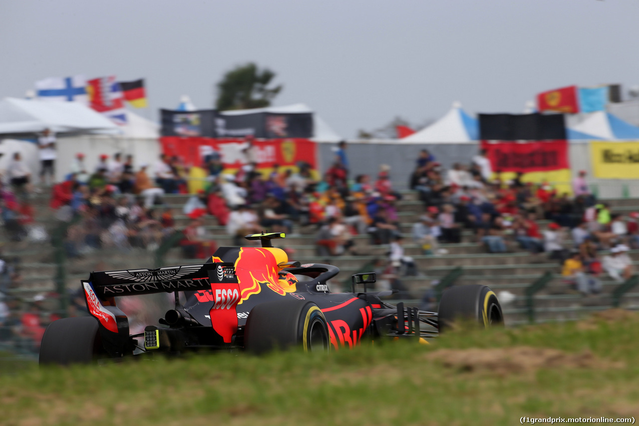 GP GIAPPONE, 06.10.2018 - Prove Libere 3, Max Verstappen (NED) Red Bull Racing RB14