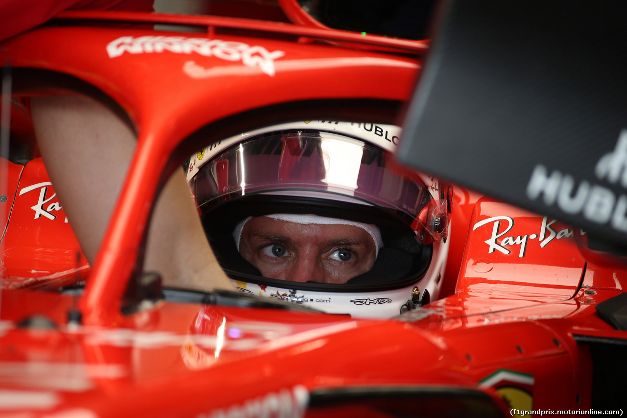 GP GIAPPONE, 06.10.2018 - Prove Libere 3, Sebastian Vettel (GER) Ferrari SF71H