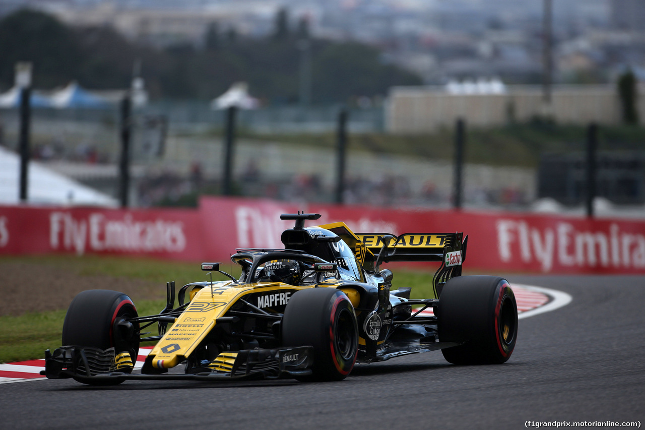 GP GIAPPONE, 06.10.2018 - Qualifiche, Nico Hulkenberg (GER) Renault Sport F1 Team RS18