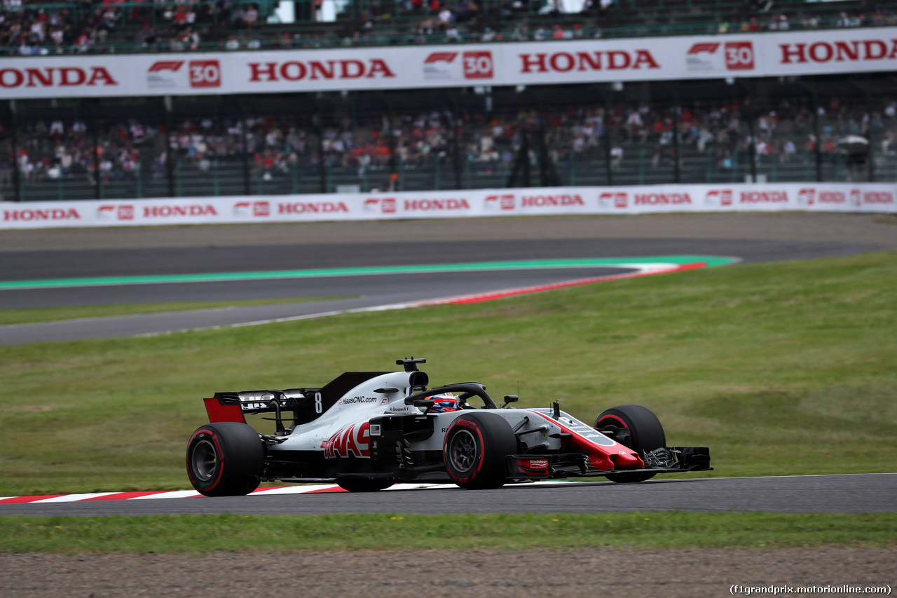 GP GIAPPONE, 06.10.2018 - Qualifiche, Romain Grosjean (FRA) Haas F1 Team VF-18