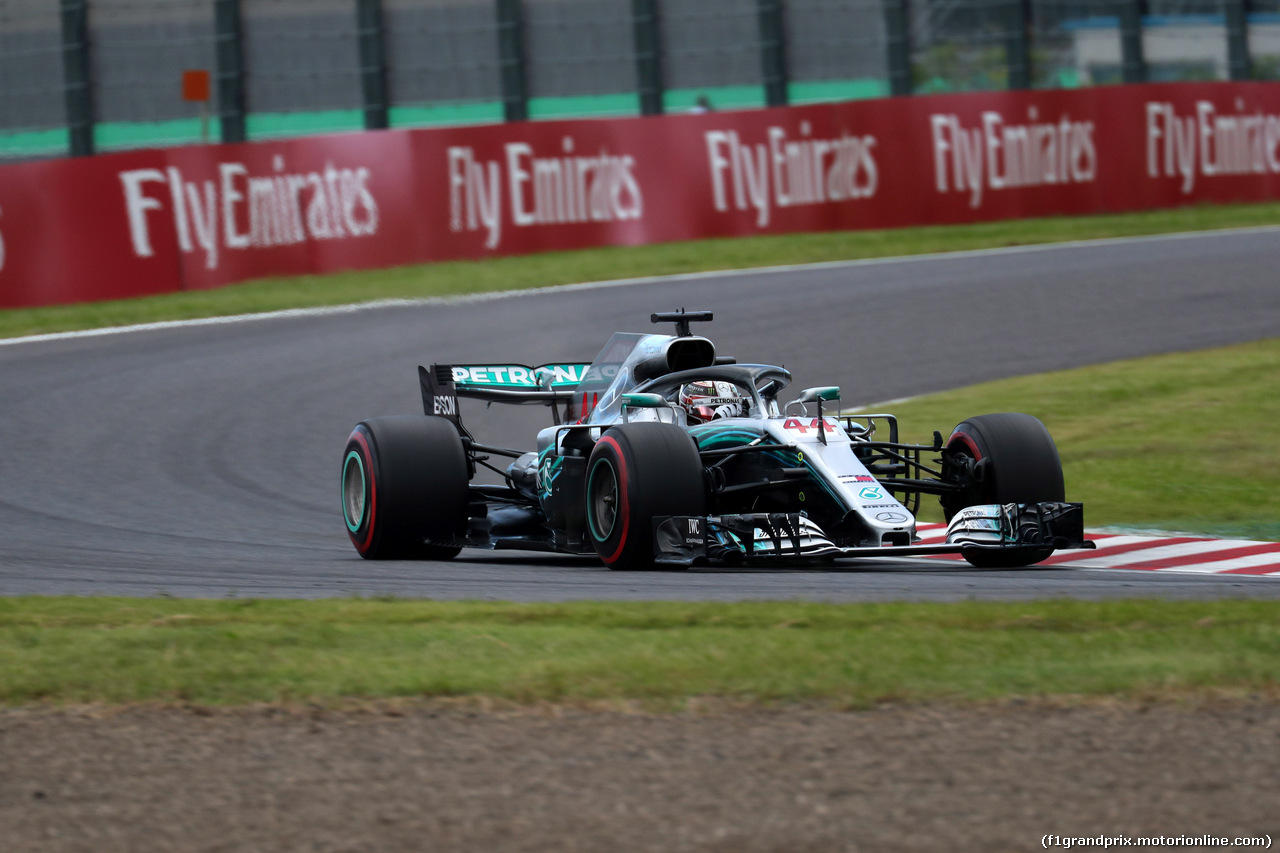 GP GIAPPONE, 06.10.2018 - Qualifiche, Lewis Hamilton (GBR) Mercedes AMG F1 W09