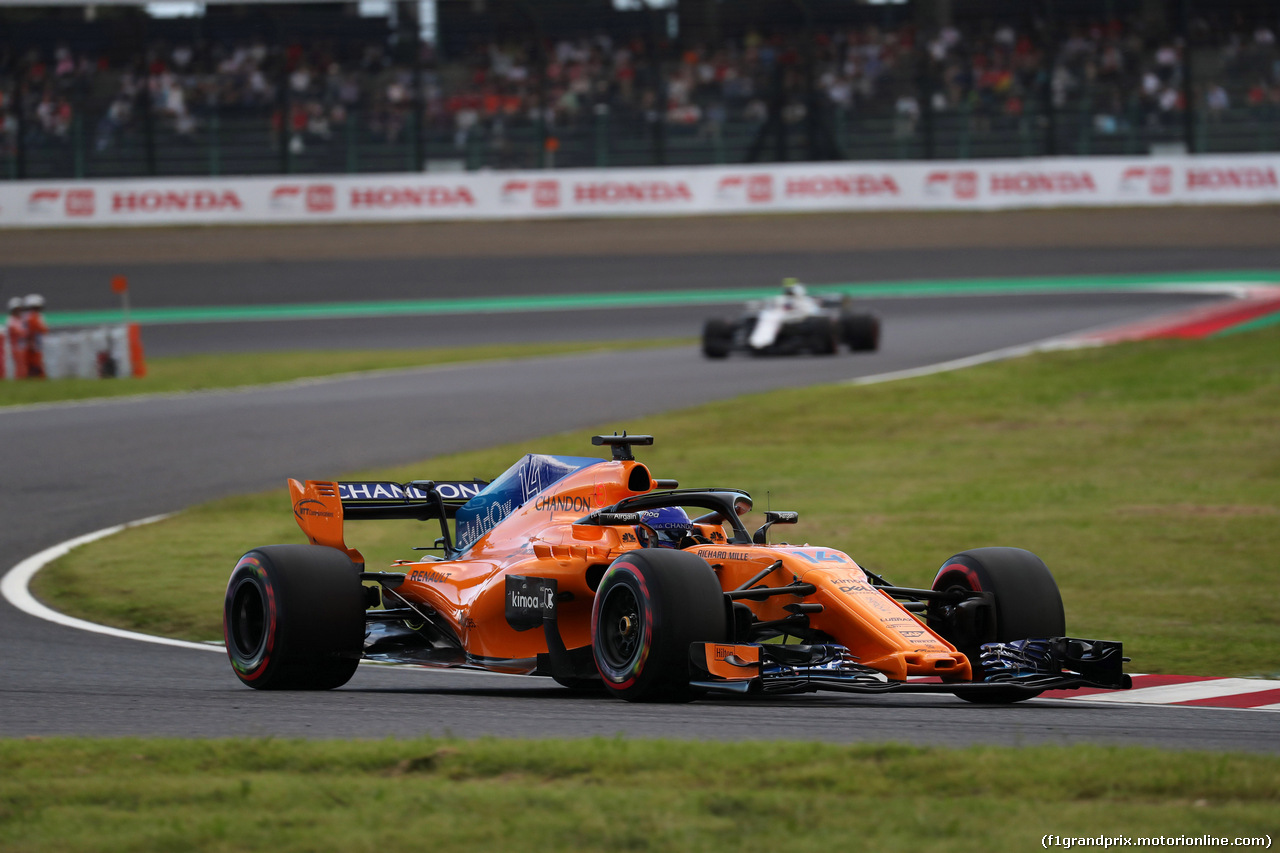 GP GIAPPONE, 06.10.2018 - Qualifiche, Fernando Alonso (ESP) McLaren MCL33