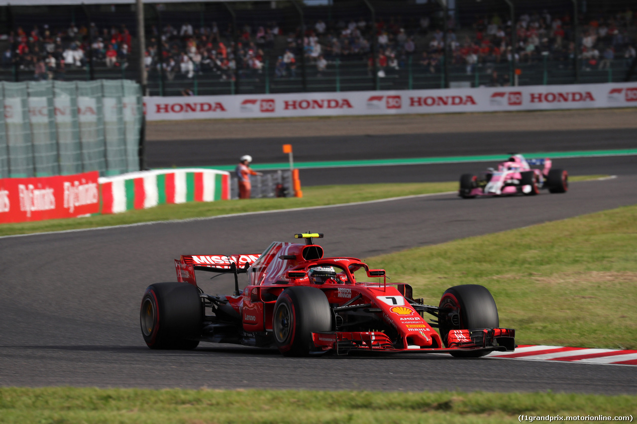 GP GIAPPONE, 06.10.2018 - Qualifiche, Kimi Raikkonen (FIN) Ferrari SF71H