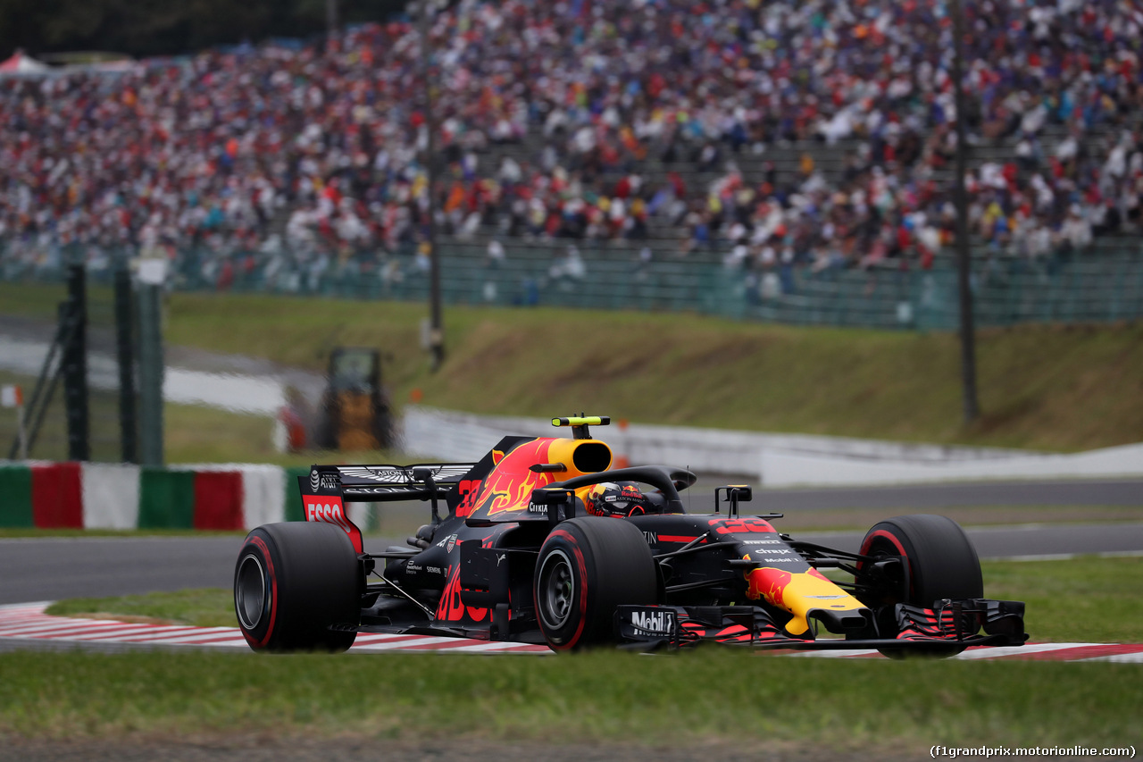 GP GIAPPONE, 06.10.2018 - Qualifiche, Max Verstappen (NED) Red Bull Racing RB14