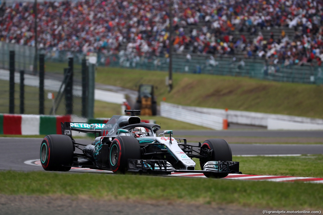 GP GIAPPONE, 06.10.2018 - Qualifiche, Lewis Hamilton (GBR) Mercedes AMG F1 W09