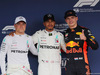 GP GIAPPONE, 06.10.2018 - Qualifiche, 2nd place Valtteri Bottas (FIN) Mercedes AMG F1 W09, Lewis Hamilton (GBR) Mercedes AMG F1 W09 pole position e 3rd place Max Verstappen (NED) Red Bull Racing RB14