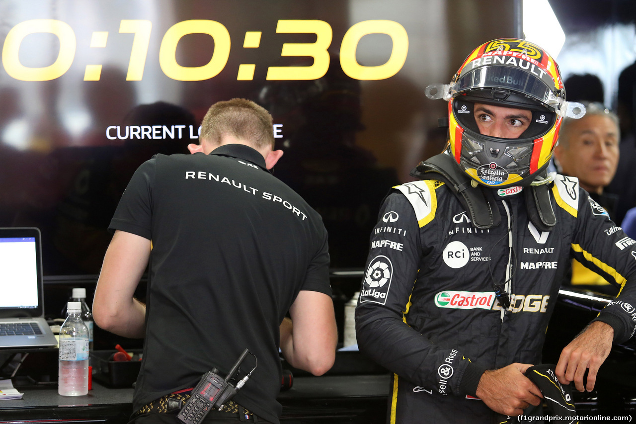 GP GIAPPONE, 05.10.2018 - Prove Libere 1, Carlos Sainz Jr (ESP) Renault Sport F1 Team RS18
