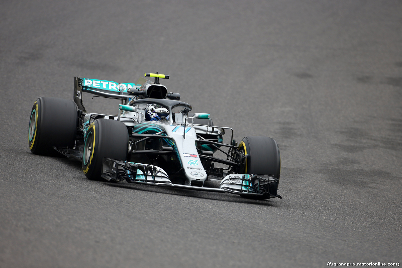 GP GIAPPONE, 05.10.2018 - Prove Libere 1, Valtteri Bottas (FIN) Mercedes AMG F1 W09