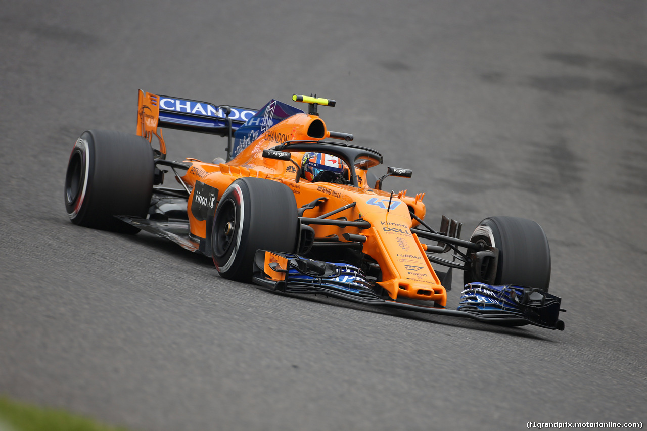 GP GIAPPONE, 05.10.2018 - Prove Libere 1, Lando Norris (GBR) Test driver, McLaren MCL33