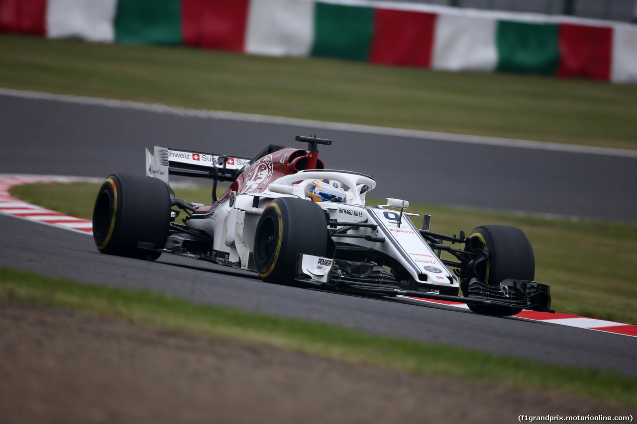GP GIAPPONE, 05.10.2018 - Prove Libere 1, Marcus Ericsson (SUE) Sauber C37