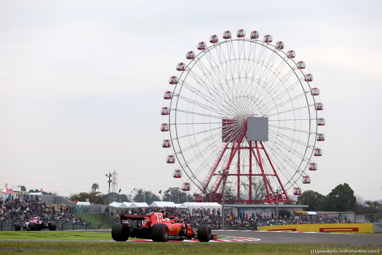 GP GIAPPONE, 05.10.2018 - Prove Libere 1, Sebastian Vettel (GER) Ferrari SF71H