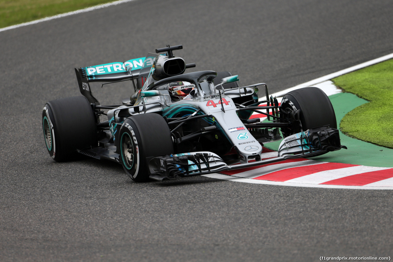GP GIAPPONE, 05.10.2018 - Prove Libere 1, Lewis Hamilton (GBR) Mercedes AMG F1 W09