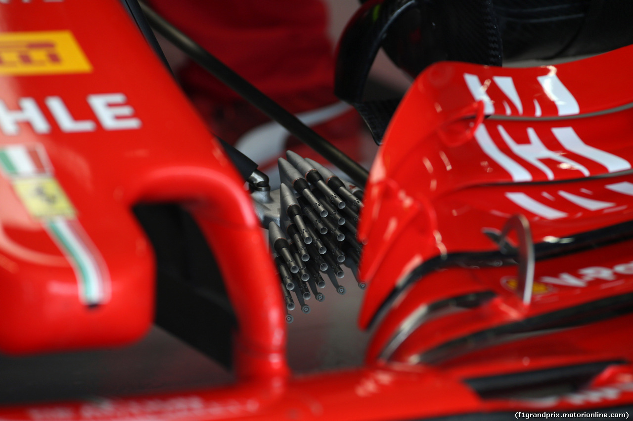 GP GIAPPONE, 05.10.2018 - Prove Libere 1, Ferrari SF71H, detail