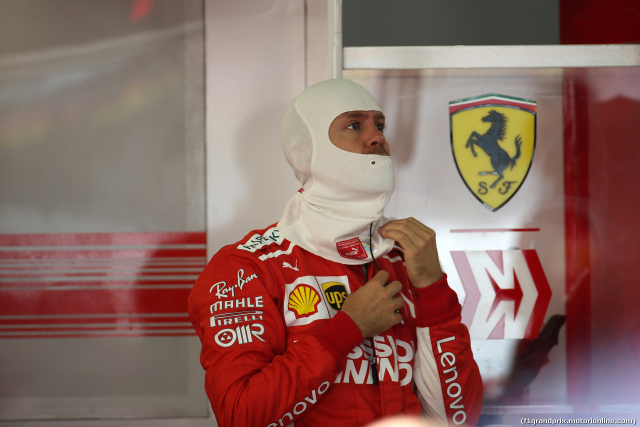 GP GIAPPONE, 05.10.2018 - Prove Libere 1, Sebastian Vettel (GER) Ferrari SF71H