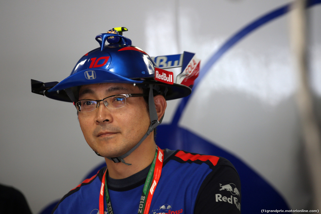 GP GIAPPONE, 05.10.2018 - Prove Libere 1, Toro Rosso fan