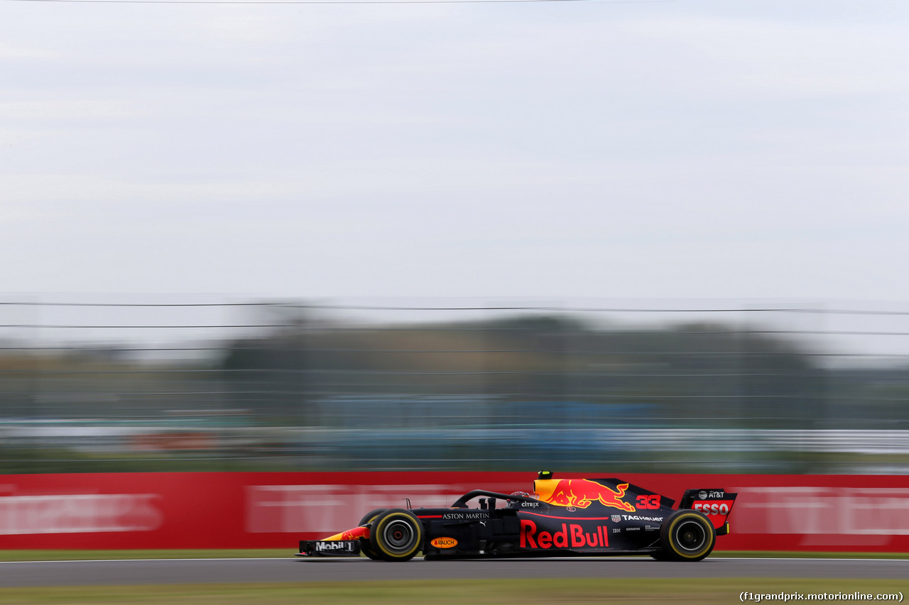 GP GIAPPONE, 05.10.2018 - Prove Libere 2, Max Verstappen (NED) Red Bull Racing RB14