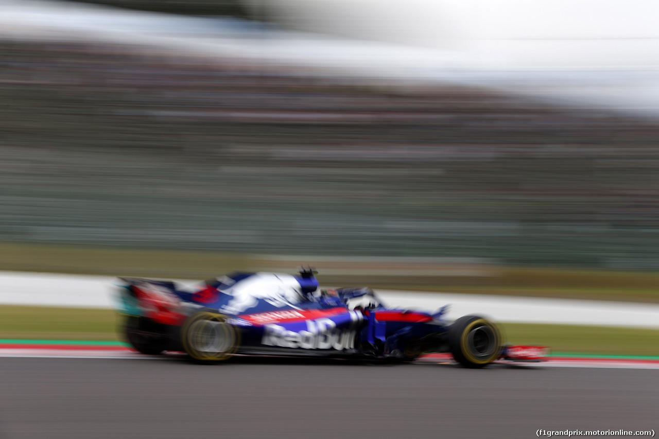 GP GIAPPONE, 05.10.2018 - Prove Libere 2, Pierre Gasly (FRA) Scuderia Toro Rosso STR13