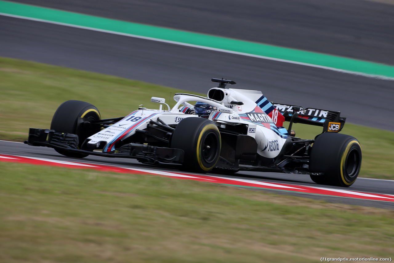GP GIAPPONE, 05.10.2018 - Prove Libere 2, Lance Stroll (CDN) Williams FW41